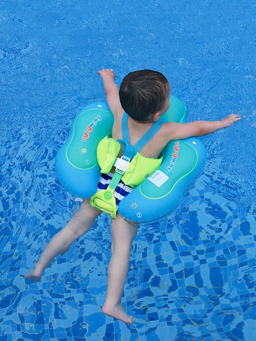 Bouee Bebe Pour Enfants De 5kg A 20kg Ou Un Bébé De 3 Mois A 6 Ans, Pour Piscine Plage Avec Sangles De Sécurité 5 Flotteurs Pour La Stabilité