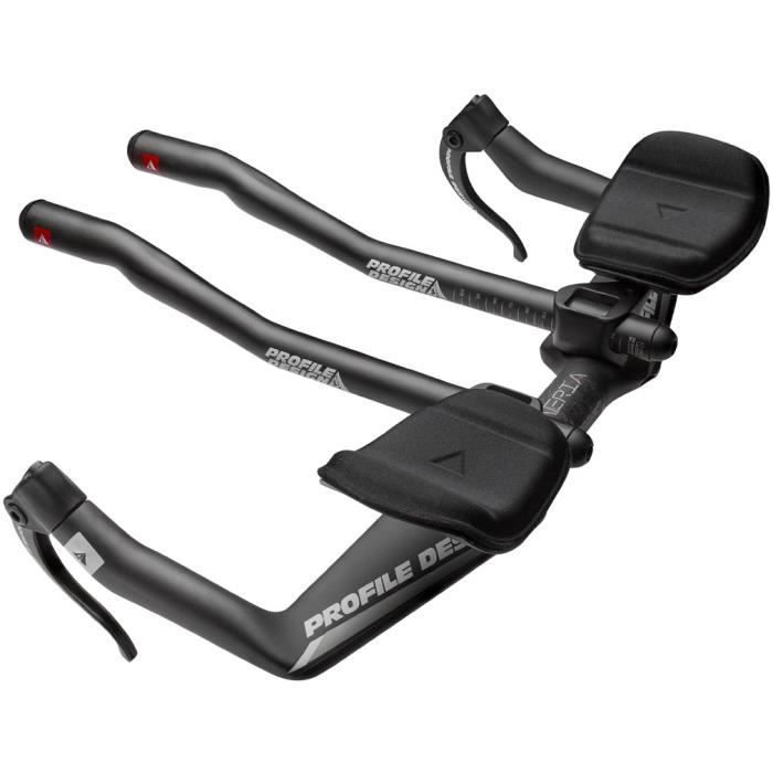 Guidon triathlon Aeria T2 Femme Profile Design Noir Carbone