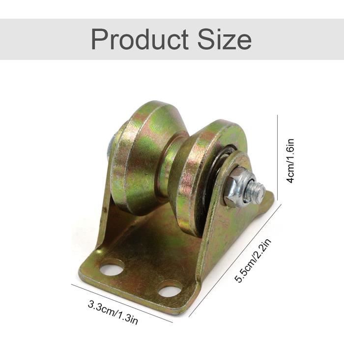 Poulie Acier 300kg 8 Pcs Poulie Simple Pour De Levage Mouflage - Rail Roulette Portail Coulissan - Roue Gorge Forme En U De 55mm - Poulies Cable Pour Treuil Roue Gorge Poulie Acier 300kg 8 Pcs Poulie Simple Pour De Levage Mouflage - Rail Roulette Portail Coulissan - Roue Gorge Forme En U De 55mm - Poulies Cable Pour Treuil Roue Gorge