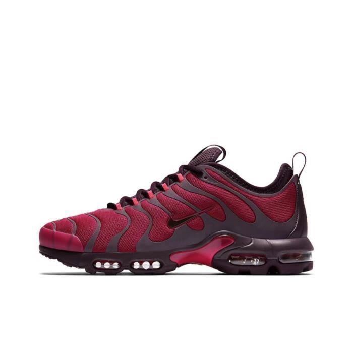Nike air max plus TN chaussures de course rouge vin Couleurs