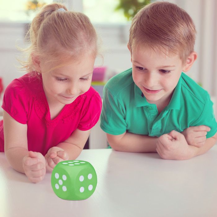 AIYAPLAY Jeu de cubes en mousse pour enfants Jeu de 2 cubes