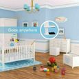 Nouveau Bébé moniteur titulaire, Support universel pour moniteur pour bébé à 360 ° Babyphone Caméra Vidéo Bébé Surveillance - Bleu-2