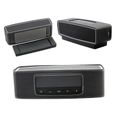 TD® Etui Housse de protection PU pour Haut Parleur Enceinte Speaker BOSE/ Mini-2 Bluetooth Speaker Noir-2