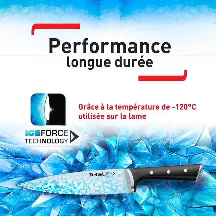Stock Bureau - TEFAL Couteau d'utilité Ingenio Céramique Noir 13,3cm