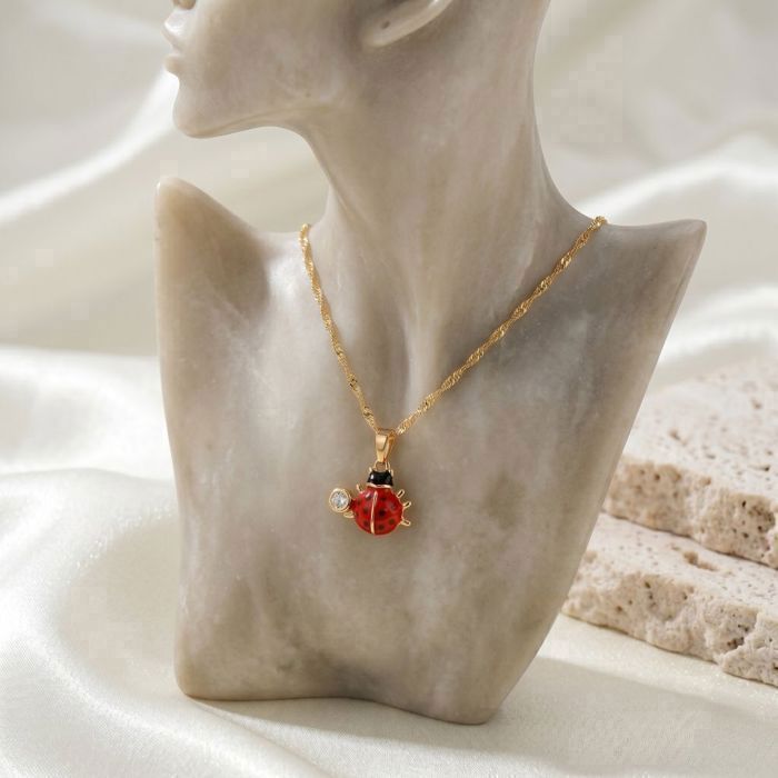 Achat Charm Pandora avec pendentif coccinelle & cœur en argent, métal