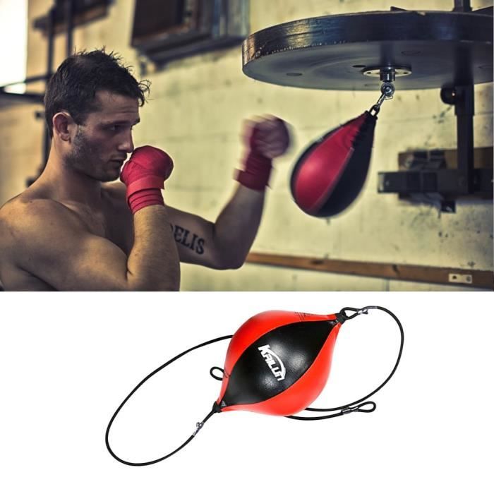 Pao de boxe en similicuir pour entraînement de vitesse muay thaï