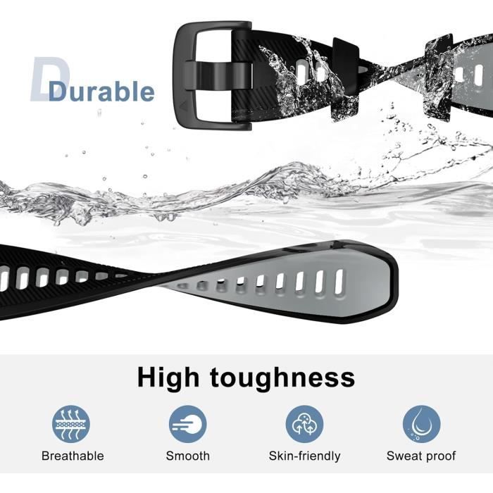 Shieranlee Cinturino per Forerunner 935/Forerunner 945, 22mm Cinturino di Ricambio in Silicone per Fenix 5/5plus, Fenix 6/6 PRO, Approach S60 And Garmin Quatix 5