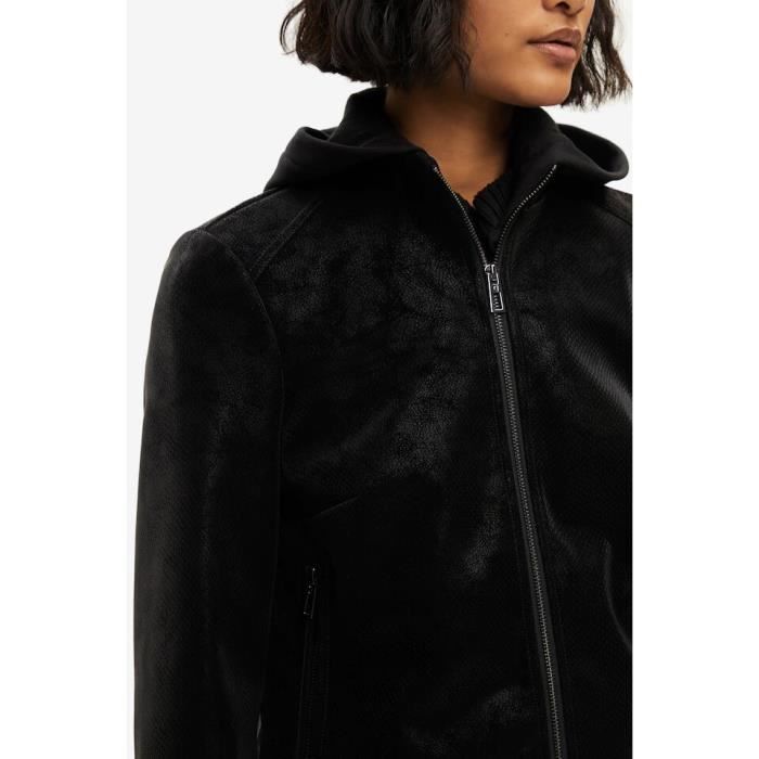 Veste noir store desigual femme