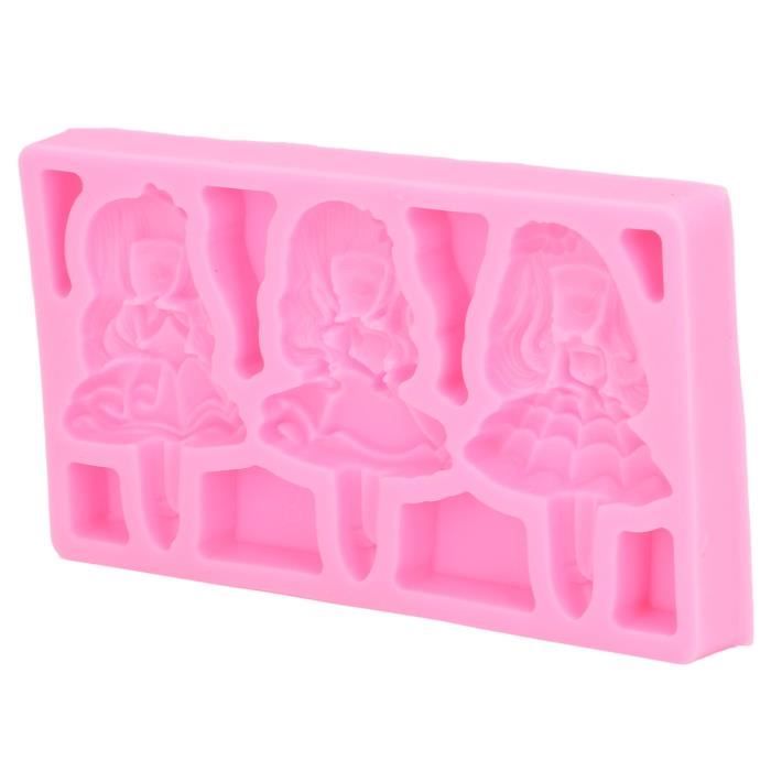 Moules Silicone Princesse – 2 Pièces Pour Créer Des Bougies, Savons Ou Résine En Forme De Fille 3D