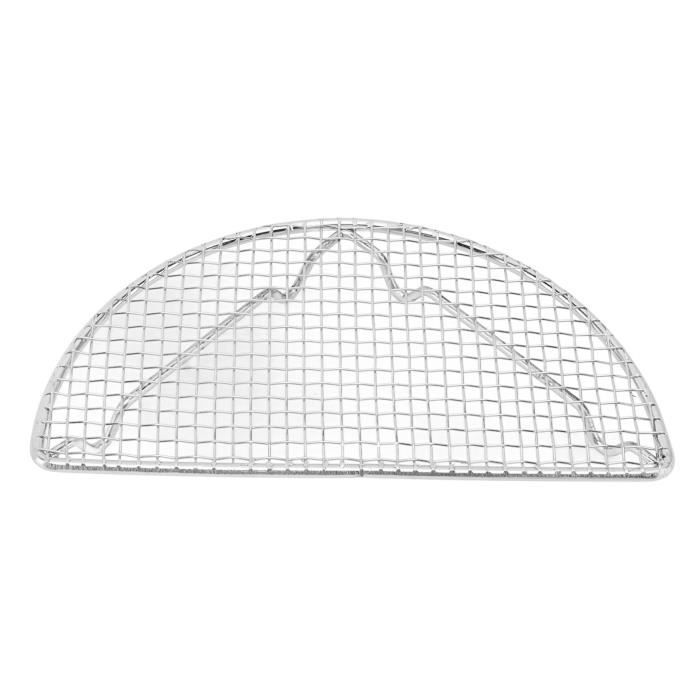 Grille Ronde En Inox Pour Cuisson Et Refroidissement - 29.5cm, épaisseur 1.8mm, Passe Au Four