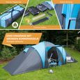 Tente de camping dôme familiale - Skandika Hammerfest 6 - 6 personnes - 2 cabines -Marquise - 620 x 220cm-3