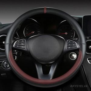 WACDXST Couvre Volant De Voiture Pour Renault Clio 3 2005-2023+ - Protecteur Segmenté Fibre Carbone Antidérapant Respirant