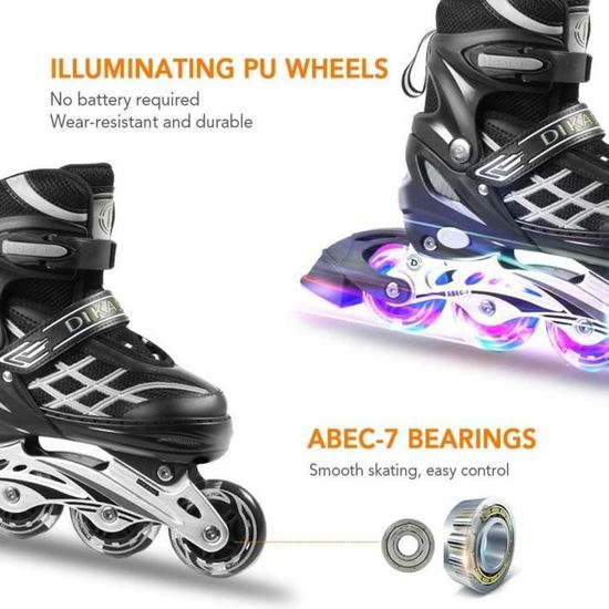 Roller inline patin a roulette roller quad Jeux de plein air