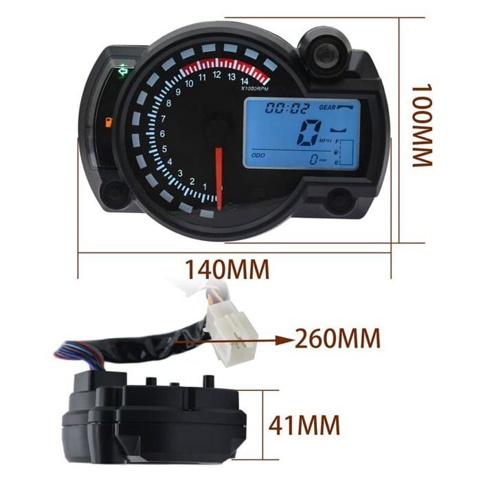 Compteur YAMAHA XJR 1300 - 1999/2003 - 5EA-8353E-20 Compteur YAMAHA XJR 1300 - 1999/2003 - 5EA-8353E-20