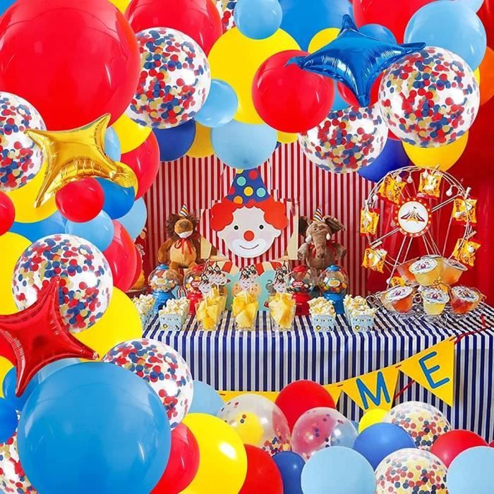 N°1 - Comme image - Kit d'arche de guirxiété de ballons de carnaval, Ballon  de jouet de feuille d'étoile, Bal - Cdiscount Maison