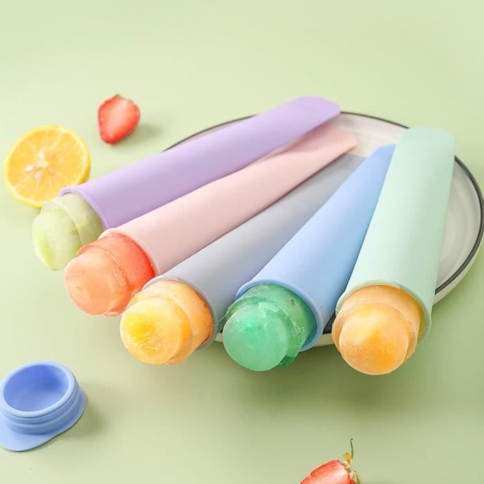 Moules À Popsicle Pour - Moule À Glace En Silicone Réutilisable À 6 Cavités | Glacière Maison À