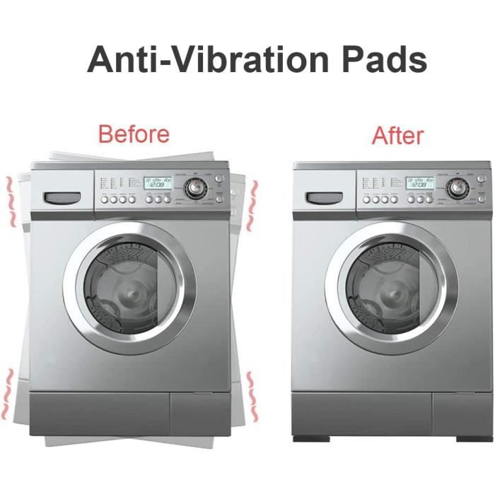 12 pièces pieds anti-vibrations pour machine à laver, amortisseur