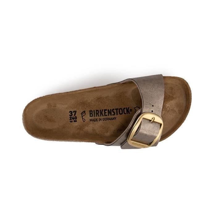 Birkenstock madrid big buckle marron hotsell