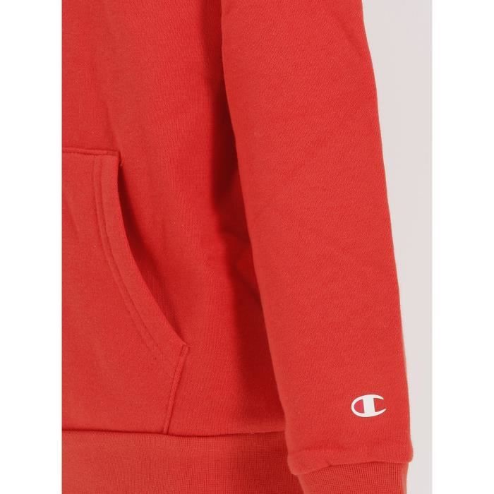 Sweat à capuche Champion Hooded sweatshirt Rouge Manches