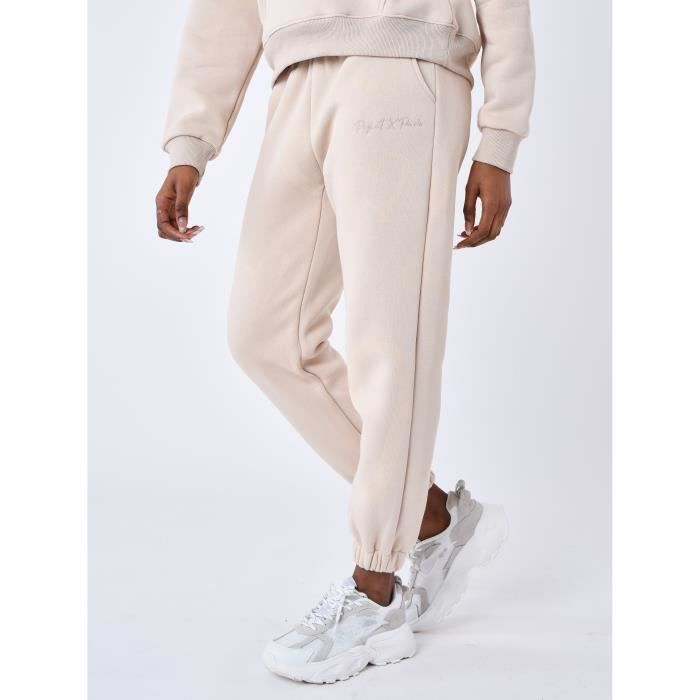 Bas de Jogging Femme - PROJECT X PARIS - Cœur all over - Beige - Respirant  Beige - Cdiscount Prêt-à-Porter