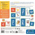Montessori - Clementoni - Les lettres tactiles - Jeu éducatif pour apprendre l'alphabet - 26 cartes lettres rugeuses - Dés 3 ans-4