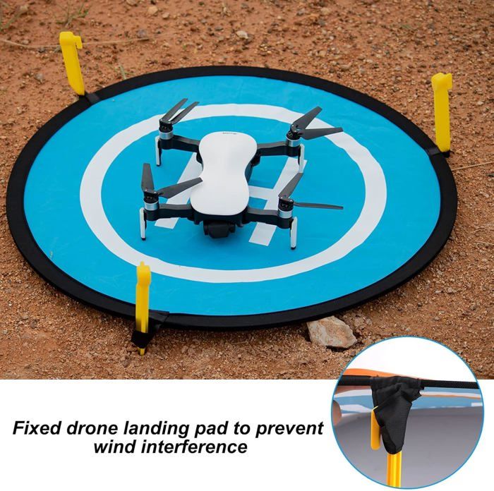 Tapis D'atterrissage Pour Drone Pliable Double Face - Tissu Oxford, Portable, Neuf