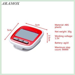 Podomètre Pulox PS-100 Vert - Compteur De Pas Simple 3D, Sans Appli