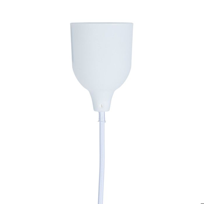 Relaxdays Lampe à suspendre, pour salon et chambre à coucher, abat-jour