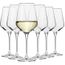 6 Verres à Vin Glasmark Krosno - 300 Ml, Transparents, Lave-vaisselle Safe