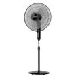 Ventilateur Sur Pied 45 Cm Hauteur Réglable Oscillant Silencieux 50 W