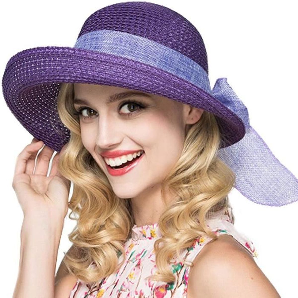 Visière Paille De Soleil Femme – Raffia Naturel, Taille Unique Réglable – Chapeau De Plage