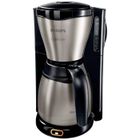 Machine à café filtre Philips HD7548-20 - Capacité 1,2 L - 1000 W - Noir, Métallique