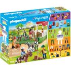 PLAYMOBIL - 70978 - My Figures: Ranch équestre - Figures - Combinez vos personnages Animaux & Nature