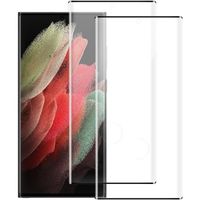 [2 Pièces] Verre Trempé pour Samsung Galaxy S23 Ultra, 3D Couverture Complète Film de Protection d'écran avec Haute Transparen[1230]
