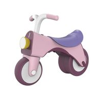 Vélo d'Équilibre Sans Pédales pour Enfants Robincool Balance Bike 55x28x41 cm Rose avec Lumière et Son Dès 1 An
