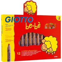 Le maxi crayon Giotto bébé est vendu par lot de 12 par Legeantdelafete. La mine est de diamètre 5.5mm. Dès 2 ans, couleurs