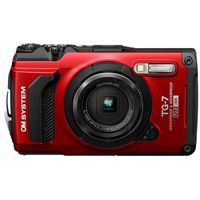 Appareil photo étanche OLYMPUS TG-7 Rouge 12 Mpixels - Zoom 4X équiv. 25-100 mm f/2-4.9 - Garanti 2 ans