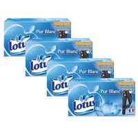 Lotus Pur Blanc Taschentücher – 90 Stück, 3-lagig, Weich, Aus Zellstoffwatte, Für Die Ganze Familie