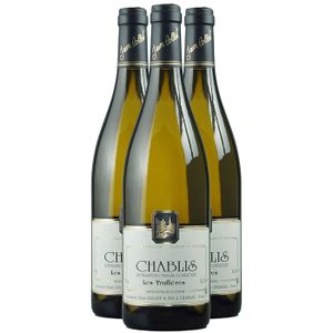 VIN BLANC Domaine Jean Collet Chablis Les Truffières 2022 - Vin Blanc de Bourgogne (3x75cl) BIO