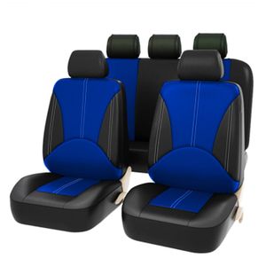 Housse De Siège Avant Similicuir RIDEX - Universelle Noir - Protection Siège Auto Pour VW Golf, Polo, BMW Série 1/3 & Plus