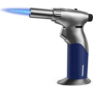 Chalumeau De Cuisine Professionnel à Gaz Torche Gaz Rechargeable Utilisation 360 Degr S Allumage Piezo Kemper