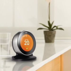 THERMOSTAT D'AMBIANCE Luxacury Support pour thermostat Nest Learning 3e 
