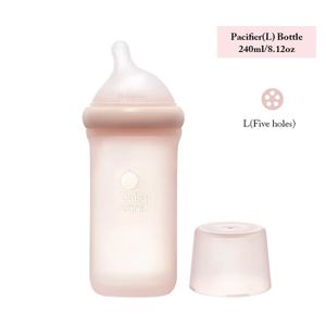 BIBERON  SucetteL 240ml 8.1oz - Bc Babycare – biberon en Silicone pour bébé,sans BPA, Imitation lait maternel, trempag