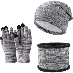 Bonnet echarpe gants pour hiver femme - Cdiscount