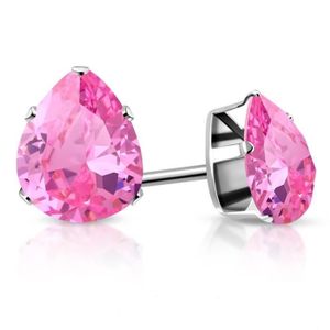 Boucles D'oreilles Goutte Bleu Clair Argenté – 17x13 Mm, Neuves Sans Emballage