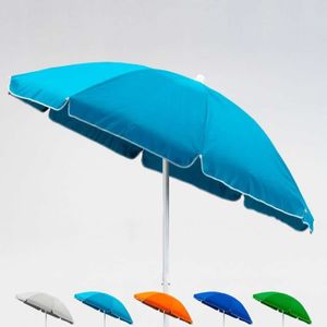 PARASOL Parasol de plage 2 mètre pour mer et jardin Capri, Couleur: Turquoise
