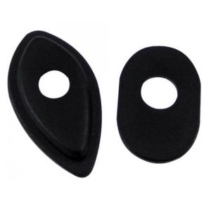 Noir Mat + Lentille de fum/ée R/étroviseurs noirs pour moto avec clignotants fl/éch/és LED pour CBR GSXR
