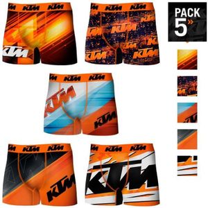 BOXER - SHORTY Pack 5 slips moto KTM pour homme
