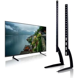 Suptek Support TV sur Pied, Pied TV Universel pour LCD LED OLED Ecran 22 à  65 Pouces, Max VESA 800x400 mm jusqu'à 50 kg, Hauteur Adjustable Pied