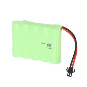 PILES VGEBY Battery Lithium 6.0V 2400mAh Rechargeable - RC Car Trucks